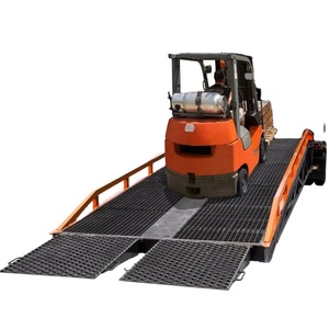 Puente de carga móvil contenedor carretilla elevadora descarga manual carga hidráulica y descarga rampa pedal plataforma - Product Image 1