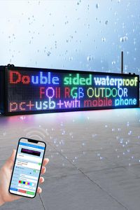 P6 Outdoor Waterproof <strong>LED</strong> <strong>Display</strong> Screen Module 192*192mm Programmable WiFi Digital Signage <strong>Board</strong> Indoor WiFi <strong>Program</strong> Sign - Product Image 5