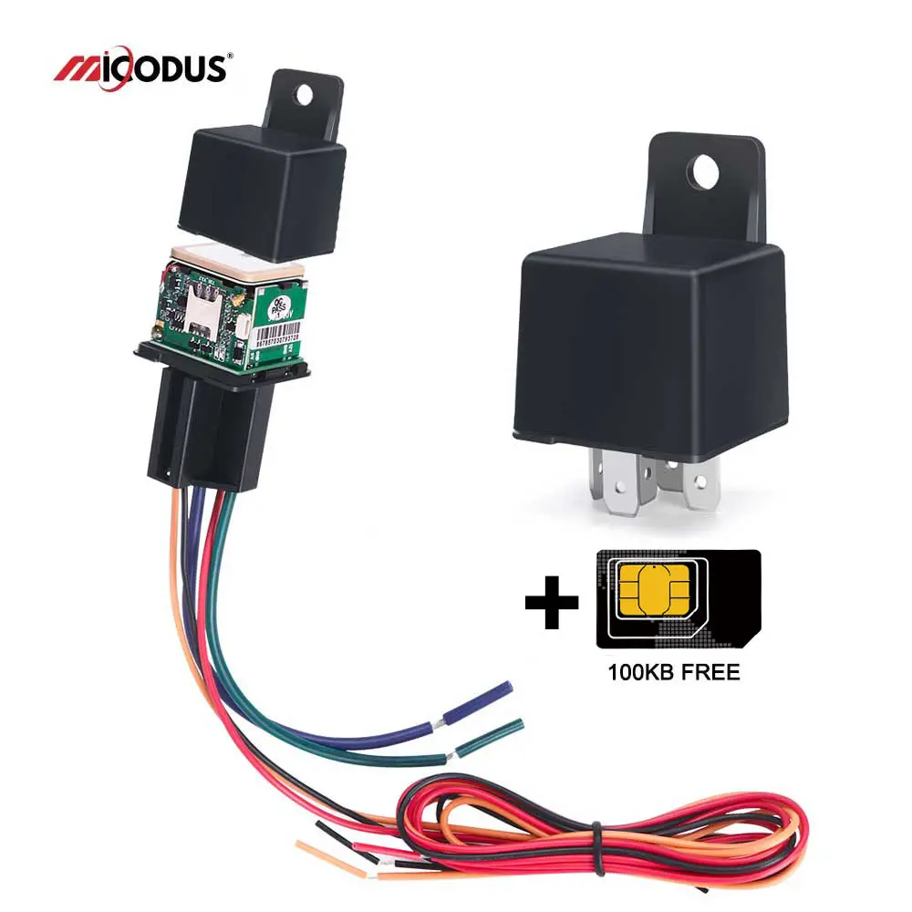 MiCODUS MV730 ACC Detecção Motor Cortado Em Tempo Real Motocicleta Mini Gps Tracking Device Carro Gps Tracker Relé Com Cartão SIM