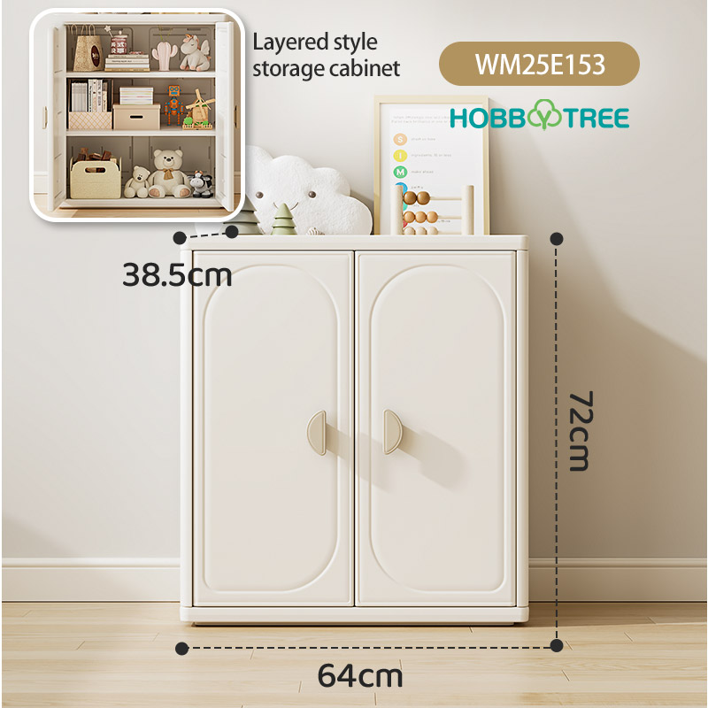 Blanc-Armoire de rangement superposée