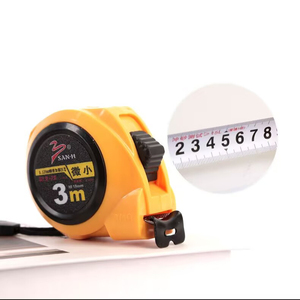 Doğrudan fabrika satış plastik kasa çelik mezura 3m/5M/7.5M paslanmaz bıçak cetvel metrik ve metre sistemi ile paslanmaz çelik - Product Image 2