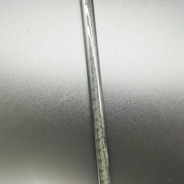 MOQ Rendah Gloss Bening Selesai 1 Bagian 7'10 "X Permukaan Pembungkus Spiral Karbon Terbalik-X Putaran Karbon Casting Kosong