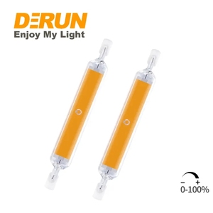 Factory Price Dimmable COB <strong>LED</strong> R7S Glass Tube 78MM 118MM Heating Bulb 240V Floodlight Ceiling Light Work Lighting , <strong>LED</strong>-J118 - Product Image 4