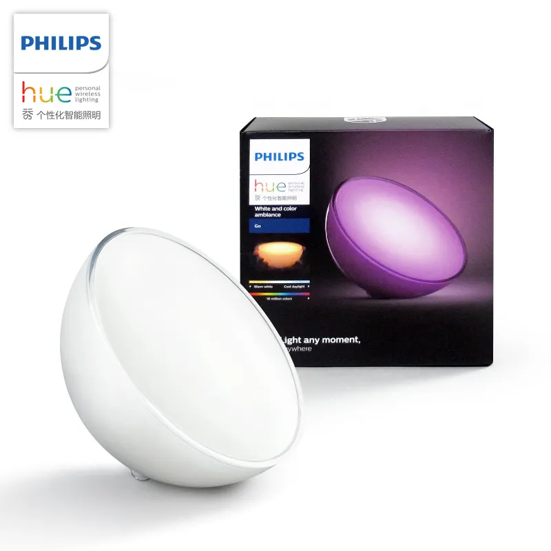 Philips go ไฟกลางคืน LED อัจฉริยะชาร์จไฟปลุกธรรมชาติอ่านโคมไฟข้างเตียงรีโมทคอนโทรล