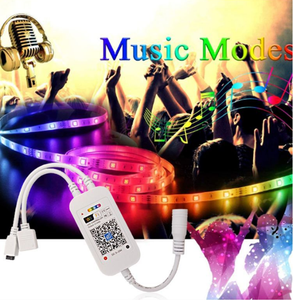 音声音楽アクティベーションDC5V DC12V DC24VフレックスストリップリモートコントローラーLEDRGBコントローラー