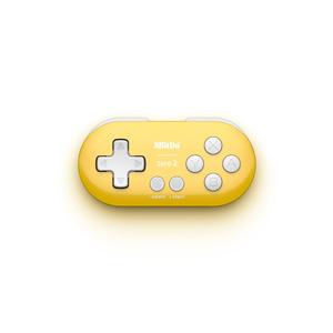 8Bitdo Eightbit Zero2 inalámbrico Bluetooth Mini controlador pequeño teléfono móvil computadora dibujo NS controlador de juegos