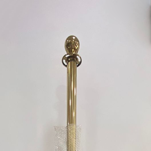 Toptan yeni tasarım kapalı prim bayrak direği parçaları paslanmaz çelik teleskopik bayrak direkleri ve bae suudi orta doğu için standı - Product Image 3
