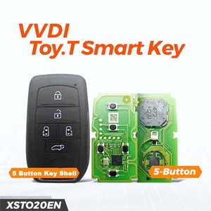 ใหม่ xhorse XSTO20EN ของเล่น T XM38สมาร์ทคีย์พร้อม5ปุ่มเชลล์กุญแจแบบสมบูรณ์สำหรับกุญแจรถโตโยต้า - Product Image 3