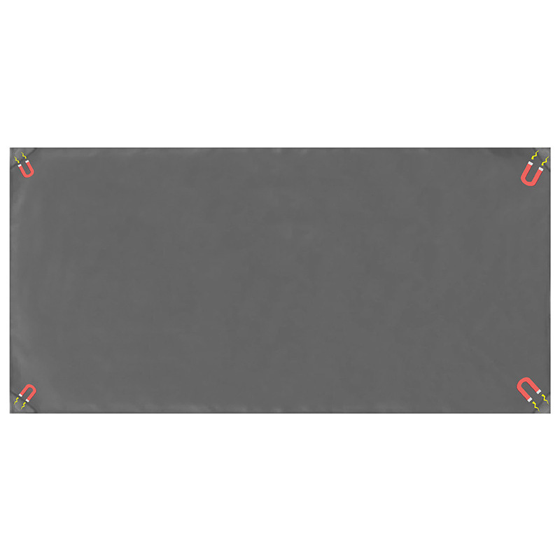 Gris foncé (fermeture magnétique, 80*160CM (sac opp))
