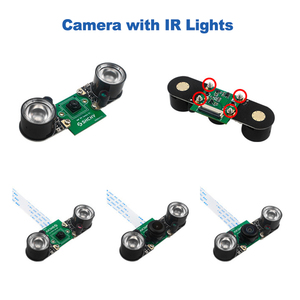 <strong>Raspberry</strong> <strong>Pi</strong> 5 <strong>Camera</strong> Module 8MP IMX219 Resolution 3280 X 2464 Non-Night Vision or Night Vision Available Optional <strong>IR</strong> Lights