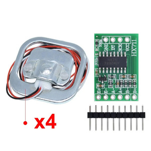 4PCS Human Scale Load Cell <strong>Weight</strong> <strong>Sensors</strong> + HX711 AD Module <strong>Weight</strong> <strong>Sensor</strong> Electronic Scale Weighing Pressure <strong>Sensor</strong> DIY Kit - Product Image 6