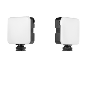 KM-72B Mini LED Video işığı RGB renk çok fonksiyonlu on-kamera dolgu işık telefonları kameralar için ABS stüdyo fotoğraf aydınlatma - Product Image 2