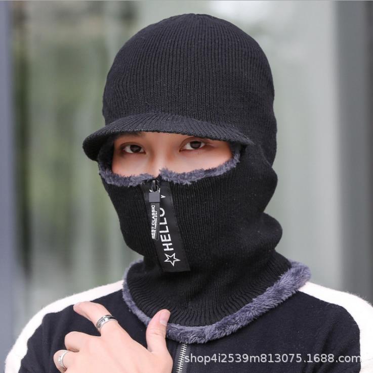 Black-vertical zipper integrated