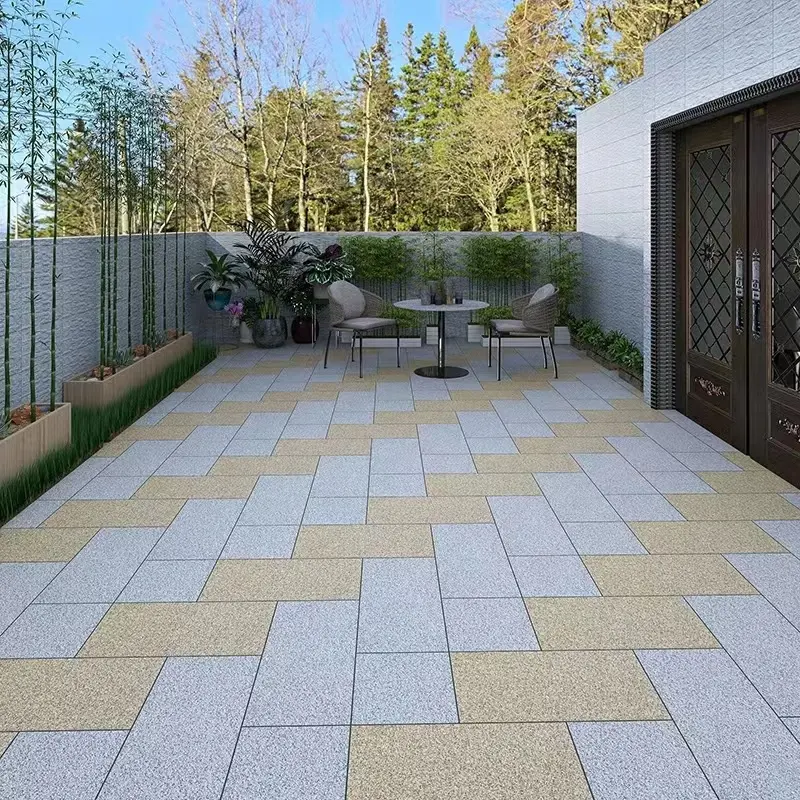 En gros Antidérapant Rugueux Rouge Extérieur Jardin Patio Porcelaine Carrelage Granit Pavé Pierre Carreaux De Sol