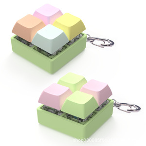 พวงกุญแจกลพร้อมห่วงโซ่ไฟสำหรับคีย์บอร์ดคลายเครียด - Product Image 2