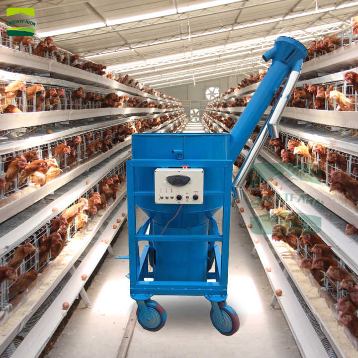 Poultry Farm Automatic Feeding Device for Broiler Cage Automatic Feeding Car for Sale
