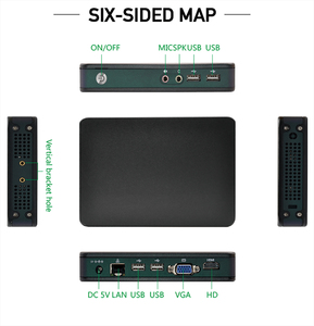 Sharerdp OEM ODM Factory Fl700N RK3288 A17 RAM 2GB 8GB RDP8.1 32 Bit X86 Computadora Zero Thin Client Mini PC Terminal ARM Linux
