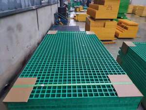 38x38x25mm毫米光滑玻璃纤维光栅/玻璃钢光栅建筑模具成型加工包括切割冲孔鸽子阁楼