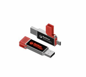 最新设计的Usb礼品led灯标志2合1 C型Usb C闪存驱动器，带七彩灯标志，新型C型Usb驱动器32gb 64gb - Product Image 6