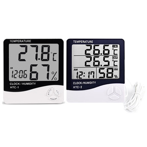 Large LCD Temperature Humidity Display H TC-1 Battery-Powered Household Temperature <strong>Controller</strong> With OEM Customization - Product Image 2