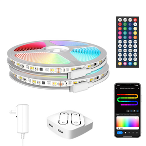 ไฟเส้น Led อัจฉริยะ RGBCW,ไฟหรี่แสงได้ควบคุมด้วยแอป Tuya Wifi ไฟเย็นอบอุ่นทำงานกับ Alexa Google - Product Image 1