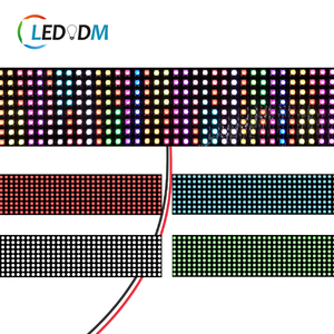 Hoja de luz Led mágica de 5V y 12V, tamaño Rgb, 80x80mm, 160x160mm, 80x320mm, patrón de pantalla Flexible, programación, hoja de píxeles Led RGB - Product Image 4