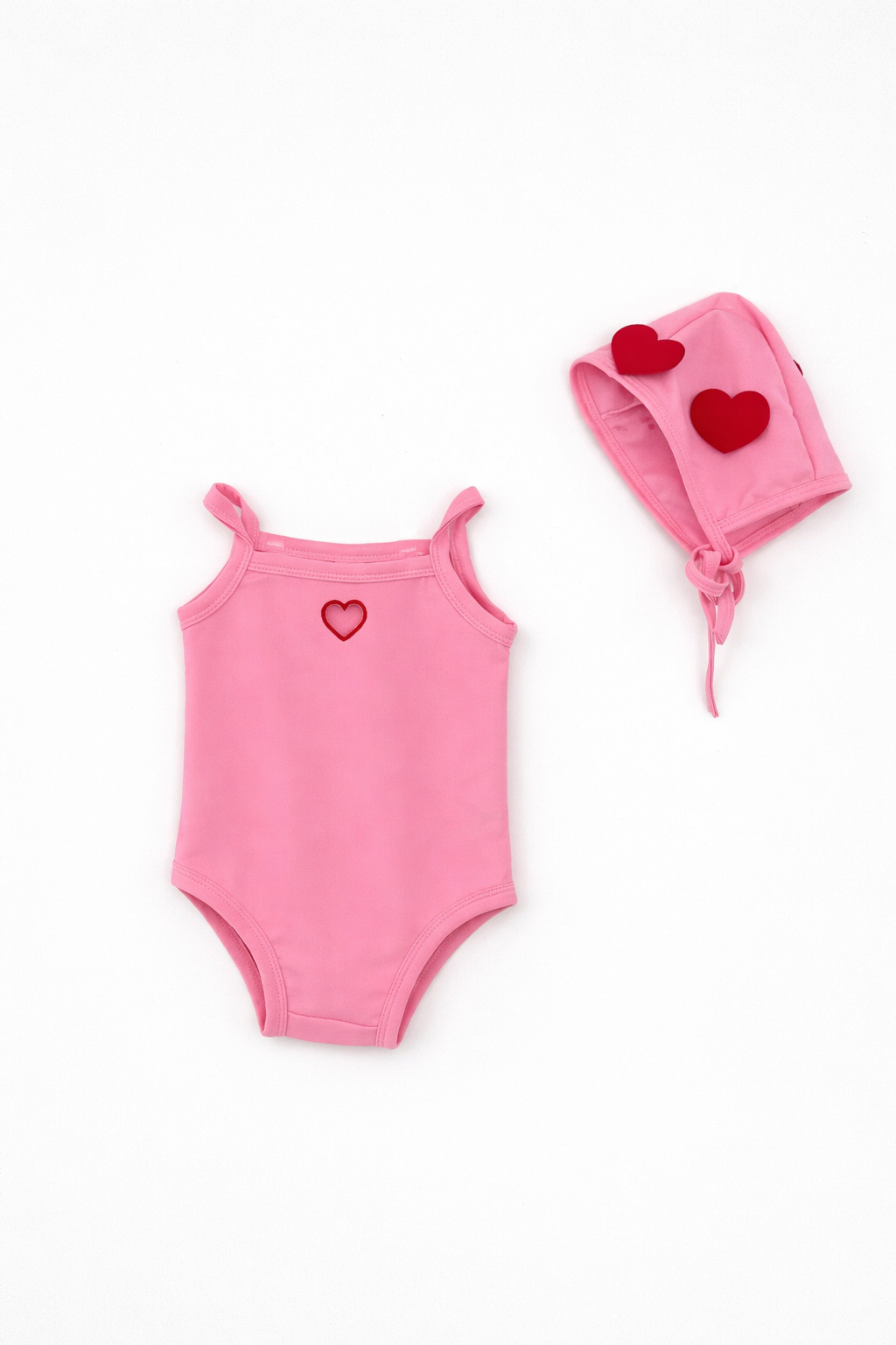 Maillot de bain 26 bretelles tricolores-rose
