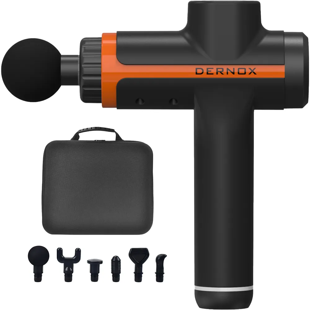 DERNOX eléctrico portátil Fitness terapia vibrante mano brazo masajeador pistola pierna cuello de cuerpo completo masaje muscular de la máquina