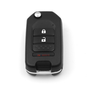 Nuovo arrivo stile HO N.D nero Smart telecomando chiave di controllo auto Flip-2 + 1 pulsante all'ingrosso Co-py cambio frequenza di programmazione - Product Image 5