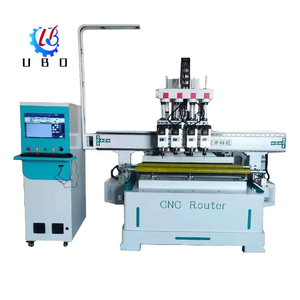 UBO CNC маршрутизатор 1325 1530 3-осевой деревообрабатывающий станок пневматический четыре обрабатывающий станок, используемый для акрилового МДФ, Заводская Продажа - Product Image 6