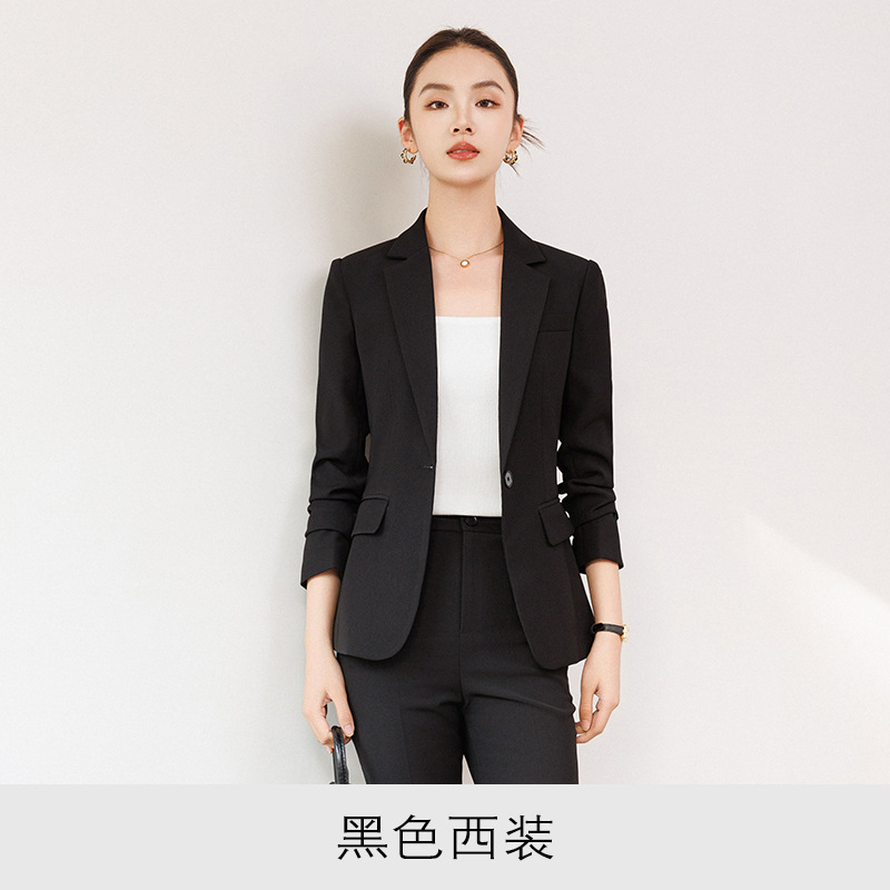 black suit