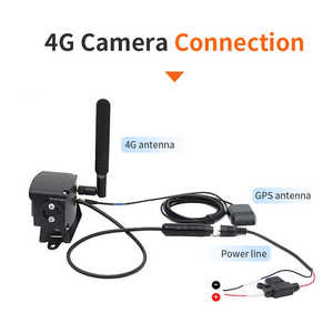 Original de fábrica OEM/ODM 4G monitoreo remoto GPS camión cámara infrarroja impermeable conducción grabadora Nightview coche marcha atrás ayuda