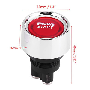 Car Styling Built-in Bright LED Light12V-24V 50A Car Vehicle Engine <strong>Start</strong> <strong>Push</strong> <strong>Button</strong> Switch