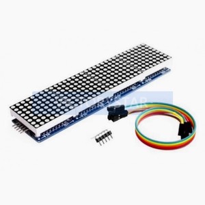 1248bit MAX7219 <strong>dot</strong> <strong>matrix</strong> module control microcontroller controlled driving LED display 4MAX7219 is an integrated serial inputo - Product Image 2