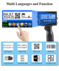 Neues Produkt Chargen code Tragbare Hand-Tinten strahl druckmaschine für schnell trocknende Chargen codierer Ei Datum Verfalls nummer Datum