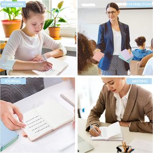 可爱迷你A6笔记本学校个性化螺旋装订备忘录记事本，带笔筒，供女生使用日记 - Product Image 4