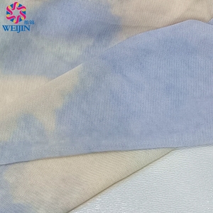 Nhuộm Thiết Kế 90gsm Polyester 94% Spandex 6% Hàn Quốc Net Đàn Hồi Điện Lưới Đan Vải Hữu Cơ Cho Thể Thao Quần Áo Đồng Phục - Product Image 4