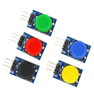 12 × 12 mm Modul für große Tasten Tastenmodul Licht-Touch-Schaltermodul mit Hut-High-Level-Ausgang für Arduino oder Raspberry Pin 3