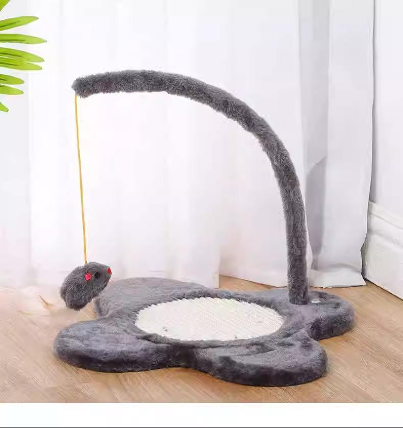 Gato trepador peligro-gris