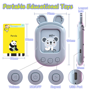 Customized Animal Looked Flash Card Reading Device Talking <strong>Machine</strong> <strong>Language</strong> <strong>Learning</strong> Early Educational Toys for Kids - Product Image 2
