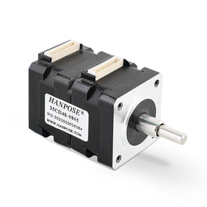 Hanpose 35cd48-0805 Micro <span class=keywords><strong>Motor</strong></span> 0.45A trục đầu ra có thể được chuyển tiếp và đảo ngược hai lớp động cơ bước 3D máy in ánh sáng sân khấu - Product Image 1