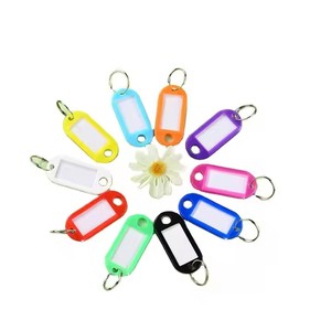 钥匙扣钥匙扣行李ID标签钥匙圈带名片钥匙扣钥匙标签 - Product Image 1