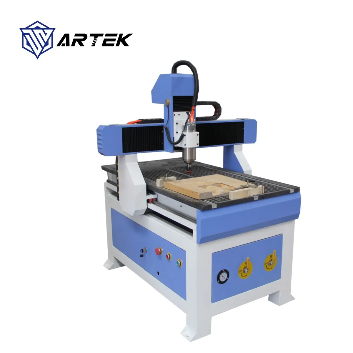Máquina de talla de madera CNC profesional 6090 3D Cnc DSP enrutador de corte CNC de madera y máquina 3D husillo de refrigeración por aire 3D Cuter