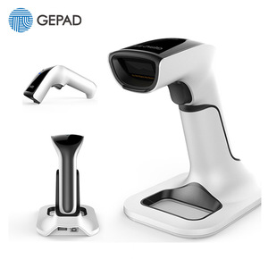 Supermarket Store Use High Speed <strong>Qr</strong> <strong>Code</strong> Reader Mobile Payment Wireless Barcode Scanners With Charging Base - Product Image 2
