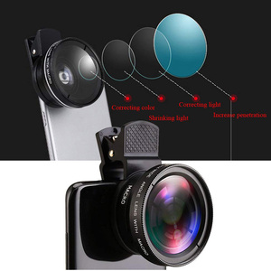 Sıcak satış 0.45X iki Lens telefonu Zoom objektifi cep telefonları için - Product Image 3