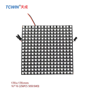 Tcwin светодиодный программируемый экран WS2812B RGB 5050SMD цифровой 16x16 256 пикселей индивидуально адресуемый полный цвет мечты для Arduino - Product Image 3