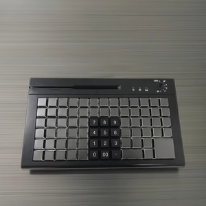 78-клавишная мини-клавиатура, программируемая Pos-клавиатура, USB-порт, механическая клавиатура с считывателем магнитных карт - Product Image 1