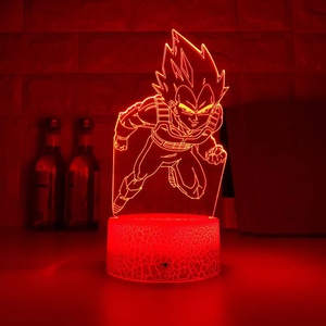 Lamparas dragon topu <span class=keywords><strong>z</strong></span> aksiyon figürleri 3D masa lambası