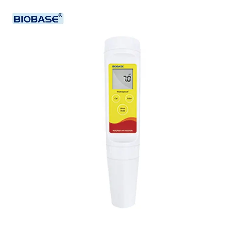 Biobase-Medidor de pH de bolsillo PH-10S/F/L, mide la acidez y alcalinidad de los líquidos, pH de las sustancias semisólidas