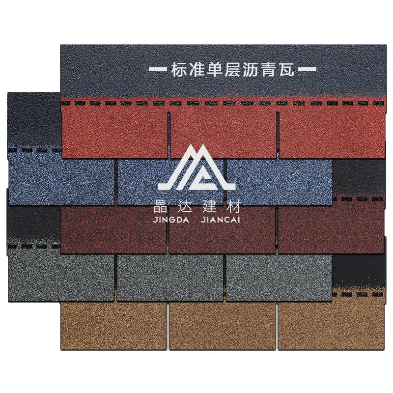 Cheap Building Material Roofing Tiles 3-Tab Asphalt Shingles und Asphalt Paper Roll Manufacturer